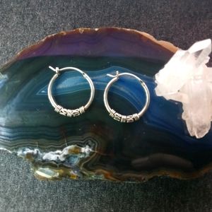 Sterling silver earing